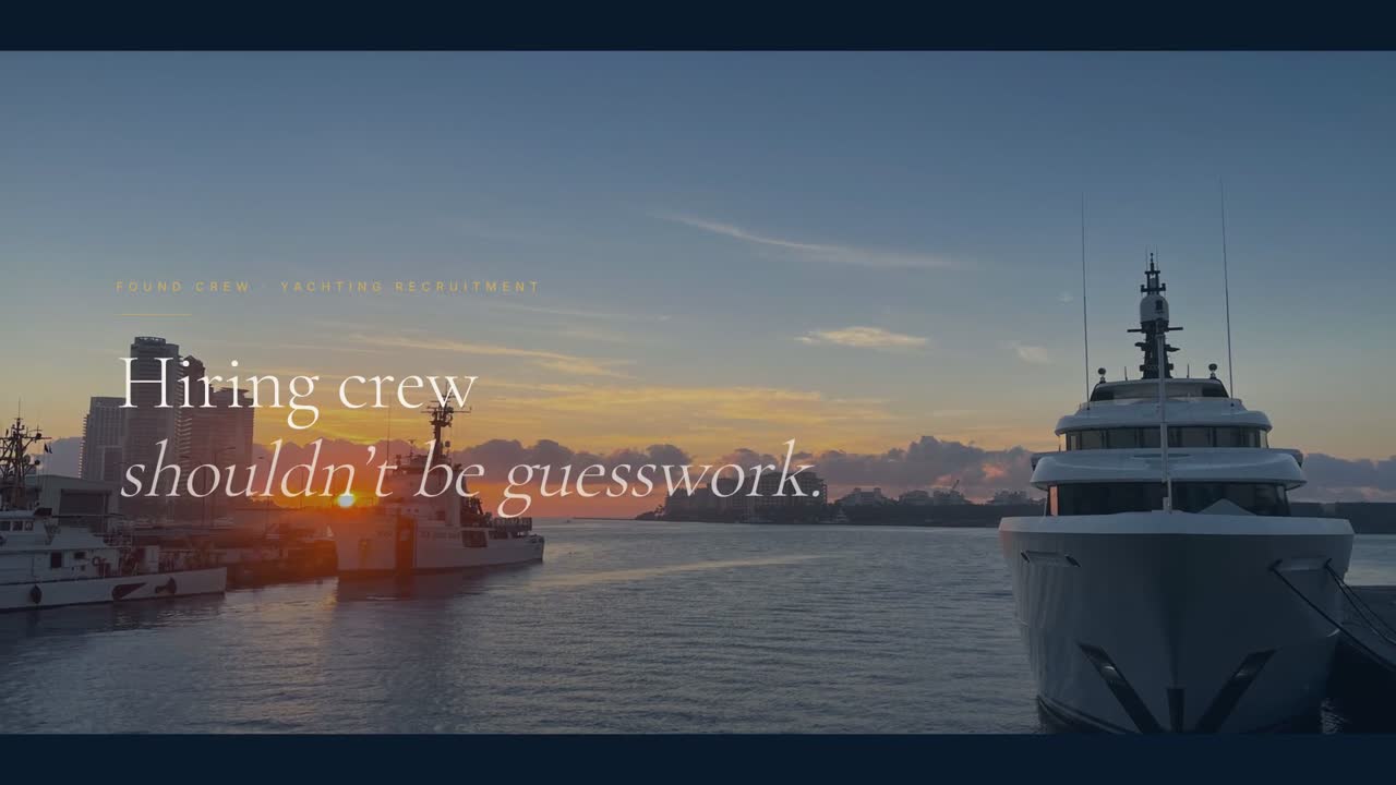 Found Crew Recruitment video reel